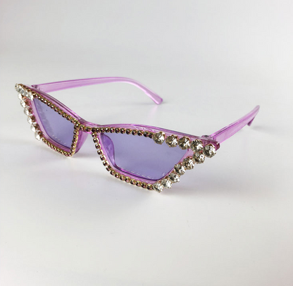 KAJSA RHINESTONE SUNGLASSES