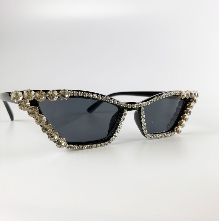 KAJSA RHINESTONE SUNGLASSES