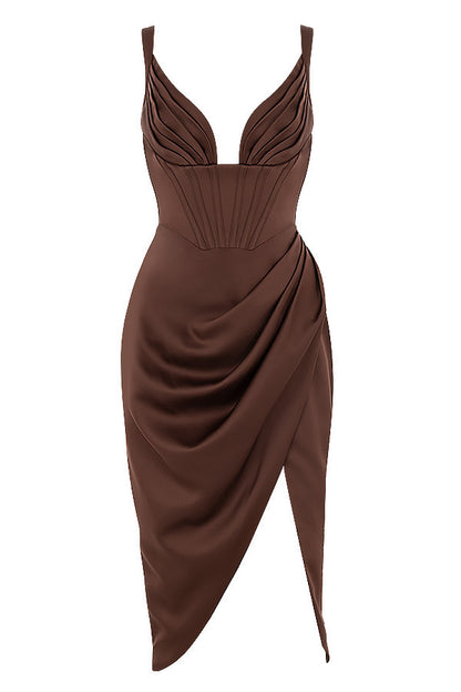 ROYALTY SEXY DRAPED DRESS