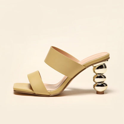 KAJSA  GOLD HEELED HIGH HEELS