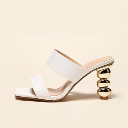 KAJSA  GOLD HEELED HIGH HEELS