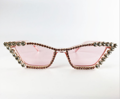 KAJSA RHINESTONE SUNGLASSES