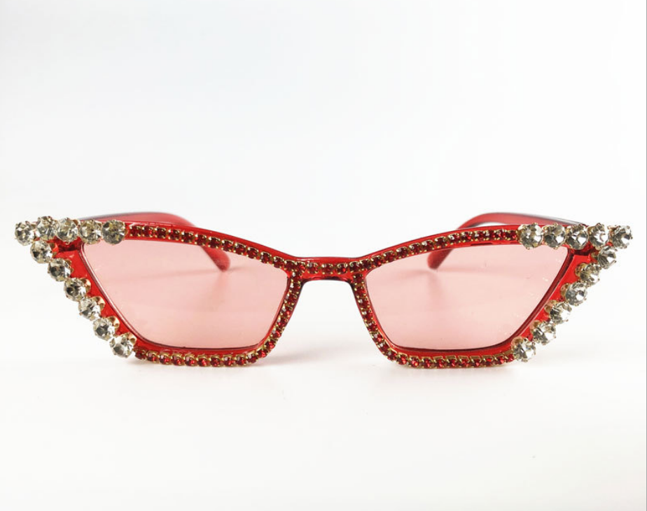 KAJSA RHINESTONE SUNGLASSES