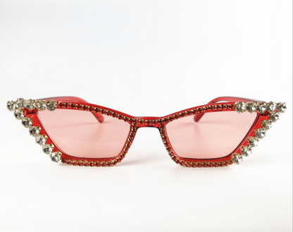 KAJSA RHINESTONE SUNGLASSES