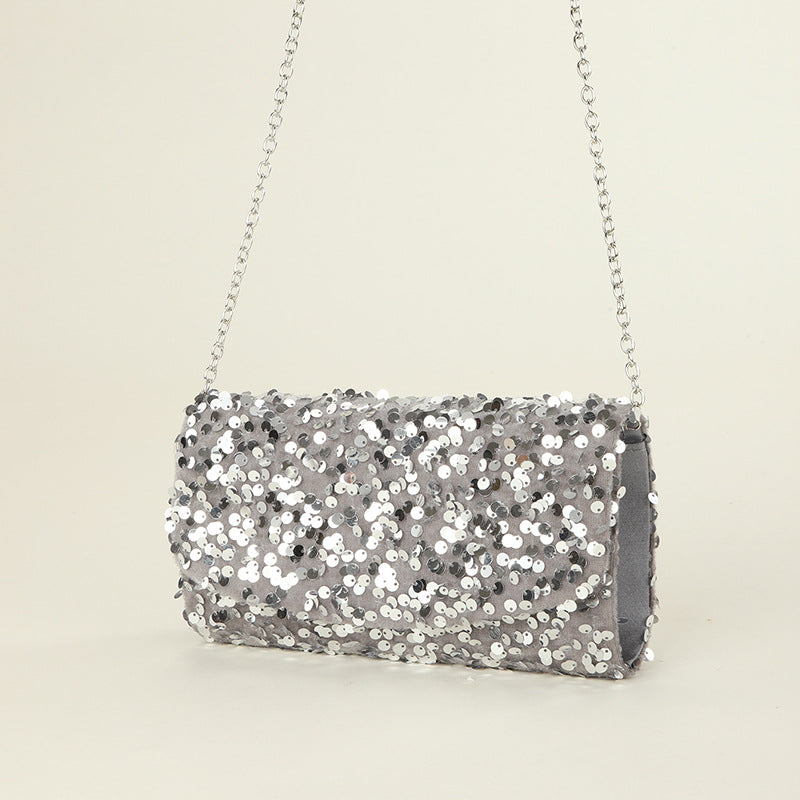 LILLY SEQUIN SHOULDER BAG