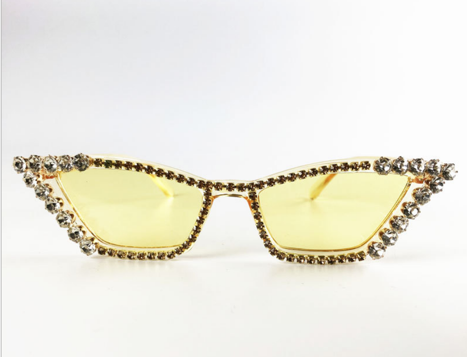 KAJSA RHINESTONE SUNGLASSES