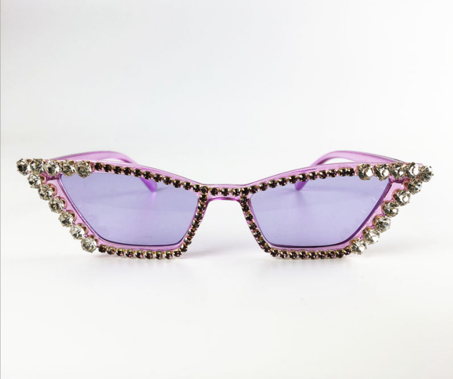 KAJSA RHINESTONE SUNGLASSES