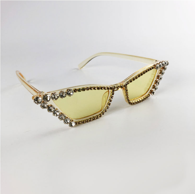 KAJSA RHINESTONE SUNGLASSES