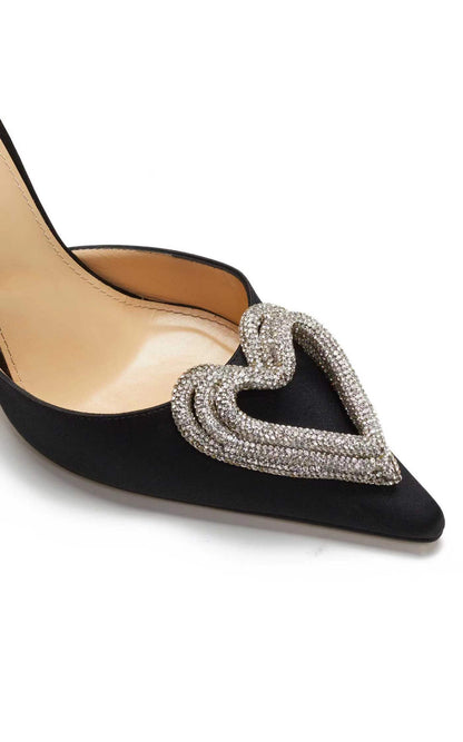 CORAZON POINTED RHINESTONE HIGH HEELS