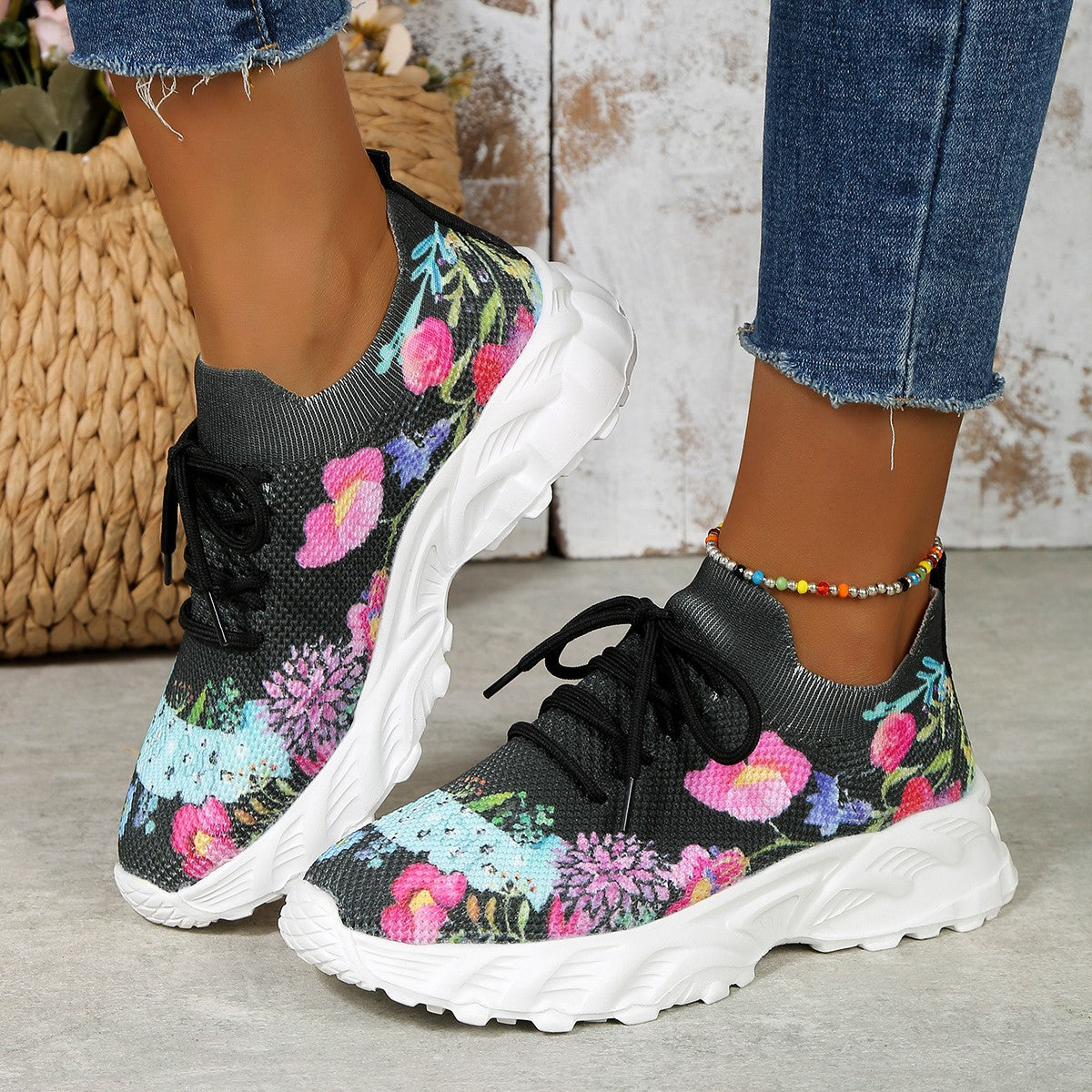 FIONA FLORAL SNEAKERS