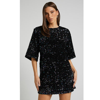 GRETA SEQUIN DRESS