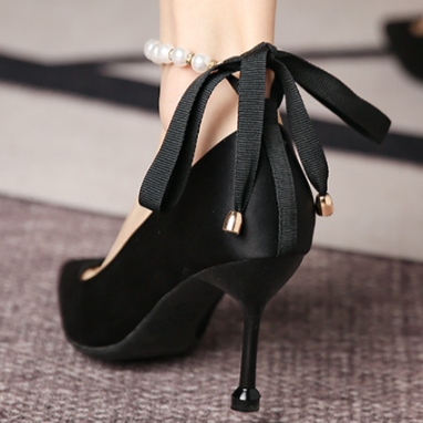 GELA BOW HIGH HEELS