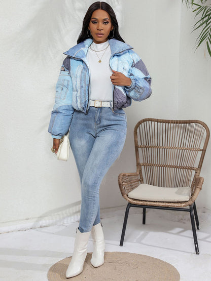 DEMI DENIM PATCHWORK JACKET