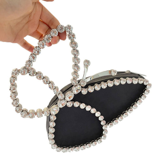 VALENTINA DIAMOND CLUTCH BAG