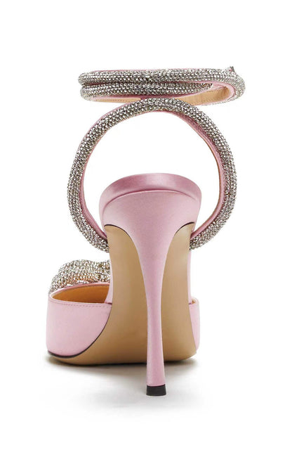 CORAZON POINTED RHINESTONE HIGH HEELS