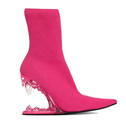 ROXY FANG TOOTH ANKLE BOOTS