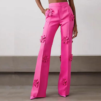 FANTASIA 3D FLOWER SUIT PANTS