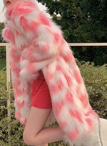 MIMI FAUX FUR COAT