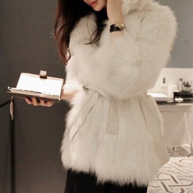 ANGELA FAUX FUR COAT