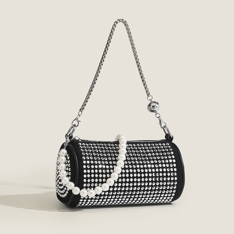 MAZE RHINESTONE SHOULDER BAG