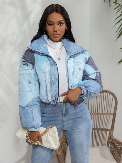 DEMI DENIM PATCHWORK JACKET