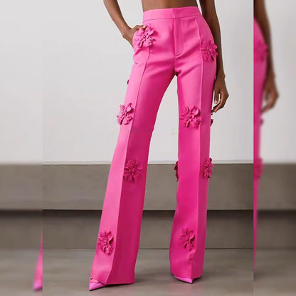 FANTASIA 3D FLOWER SUIT PANTS