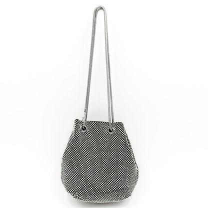 BLAIR RHINESTONE BUCKET BAG