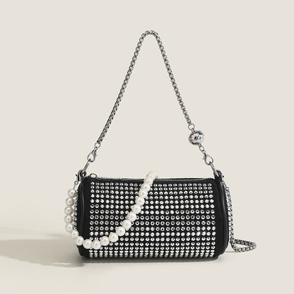 MAZE RHINESTONE SHOULDER BAG