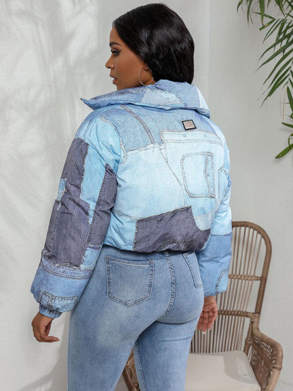 DEMI DENIM PATCHWORK JACKET